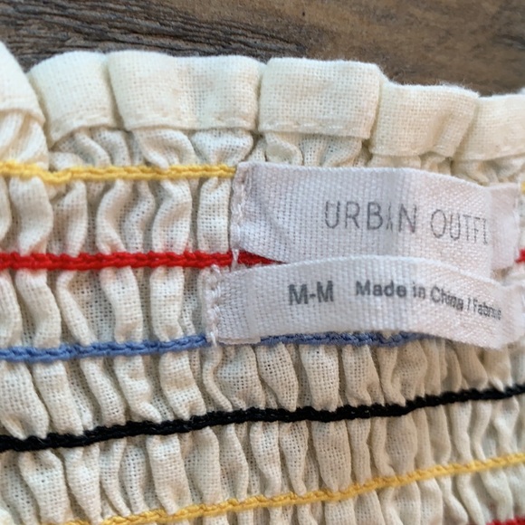 Urban Outfitters Ruffle Button Down Crop Top - Picture 4 of 9